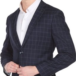 arrow Men Single-breasted Checkered Suit-picture-30