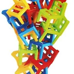 36 Pcs Chairs Stack Tower Blocks, Balance Building Block Interactive STEM Toy-16