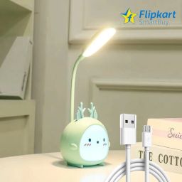 Flipkart SmartBuy Cute Cartoon teddy Bear Desk Lamp / Rechargeable LED kids table lamp Night Lamp Study Lamp for Kids, Children Eye Protection Desk Light, Lamp For Students Led Light-image-52