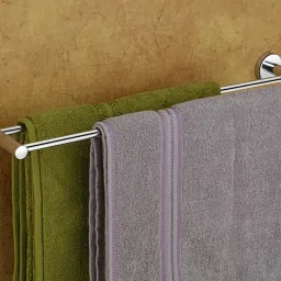 24 INCH DOUBLE TOWEL ROD CHROME FINISH 24 inch 2 Bar Towel Rod (Stainless Steel) 24 inch 2 Bar Towel Rod (Steel Pack of 1) Silver Towel Holder-image-97