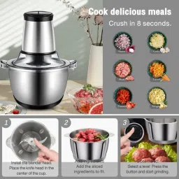 fast meat mincer Electric Vegetable & Fruit Chopper-image-60
