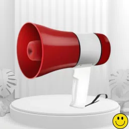 Handheld Megaphone with Siren, Microphone & Rechargeable for Outdoor EventsB474 Megaphone Portable Megaphone Siren Loudspeaker Function &Long Battery BackupI474 Outdoor PA System-47