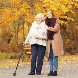 episkey Portable Aluminium Alloy Handle Dependable LED Light Folding Walking Stick Walking Stick image 5