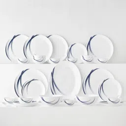 Pack of 33 Opalware Indigo Stella Dinner Set-9