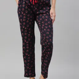 Kryptic Women Printed Pure Cotton Lounge Pants-image-50