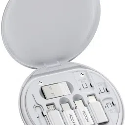 FKU Rock 60W Storage Multifunctional Cable Storage Bracket Set-All in 1 USB Adapter-23