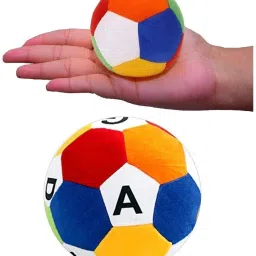Stuffed ABCD Ball with Mini Soft Ball for Kids Combo- 30 cm-6