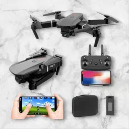 E88 Camera dronremot Control Quadcopter 360 Flip Stunt WiFi Wings 2 Batteries_2 Drone-23