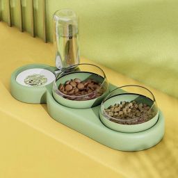 Pet Feeding Water Dispenser Food Dispenser for Small Middle Puppy Dog Food Bowl Polypropylene Pet Bowl & Bottle-21