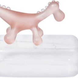 Baby Silicone Dinosaur Textured Teether Toy BPA-Free Teething Tooth Gum Relief Teether and Feeder-image-5