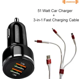 51 W Qualcomm Certified Turbo Car Charger-image-19