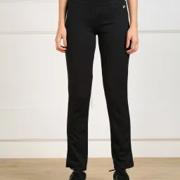 Women Self Design Black Track Pants-image-21