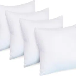 by Urban Arts (Size 12 x 12 Inches) Polyester Fibre Solid Cushion Pack of 4-image-2
