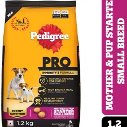 Pro Mother and Pup Starter Small Breed Expert Nutrition (3 - 12 Weeks) 1.2 kg Dry New Born Dog Food-image-36