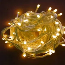 36 LEDs 15 m Gold Steady Bulb Rice Lights-14