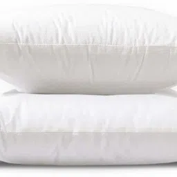 Bed Room White Pillow Microfibre Solid Sleeping Pillow Pack of 2-11