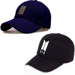 Solid, Self Design, Embroidered Sports/Regular Cap-image-14