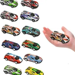 Alloy Metal Pull Back Mini Race Cars Set for Kids Multicolor (Pack of 10)-image-17