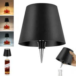 Wireless Bottle Light 3 Color Stepless Dimming Rechargeable Touch Control Bottle Table Lamp-26