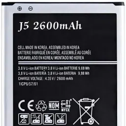 TokTon Mobile Battery For Compatible Samsung Galaxy J5 2600mAh Full Backup-image-42