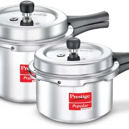 Popular Svachh Combi Pack of 2 Controls Spillage-Deep Lid 5 L, 3 L Pressure Cooker-10