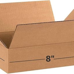 Corrugated Cardboard, Craft Paper, Paper Square Box Packaging Material, 8x5x2 Inch Packaging Box-image-88