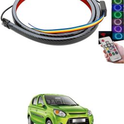 Carbon Fibre LED Rear Spoiler with Remote Control for Car Trunk Universal Exterior Car LED Tail Light Strip fit for Roof, Wing, Brake Light, Turn Signal Light Spoiler Lip Kit m160 Car Fancy Lights-image-69