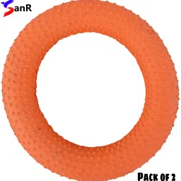Tnnikoit rubbr Dottd gripr ring orang pack of 2 Rubber Tennikoit Ring-image-37