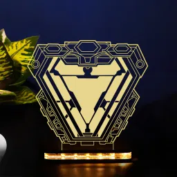 3D Illusion Ironman655 Arc Reactor Acrylic Table lamp Gift for Avengers Lover Table Lamp-11