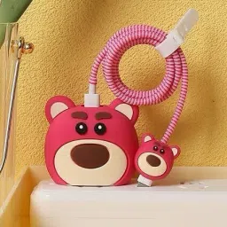 BeeNex er for iPhone 18-20W, Cute Design for iPhone 11 12 13 14 15, Spiral Cable Protector-image-30
