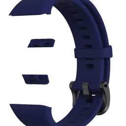 J'TTON Replacement Silicon Strap for Honor Band 6 & Huawei Band 6 (Plain Blue) Smart Band Strap-15