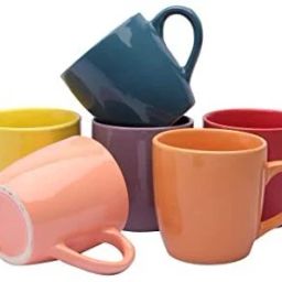 Premium MULTICOLARTea Cups Set of 6 | Coffees for Home Office Ceramic Coffee Mug-19