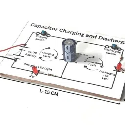 esptronis Charging and Discharging of Capacitor Experiment Project for Class 12 Students Electronic Components Electronic Hobby Kit image 2