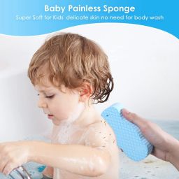 Children 1pcs Soft Bath Body Shower Sponge, Magic Bath Sponge Dead Skin Remover-image-13