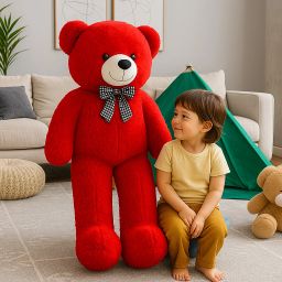 Crimson Cuddle Bear 007 - 92 cm-image-78