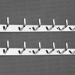 LUXURY LOOK HEAVY DUTY 8 Pin Hook Steel All Type Cloths Dress Hanger for Hanging Steel Dress Pack of 2 Hangers ForDress-19