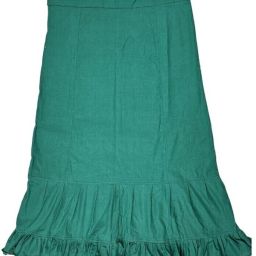 Belizs Light Pine Green Pure Cotton Petticoat-image-29