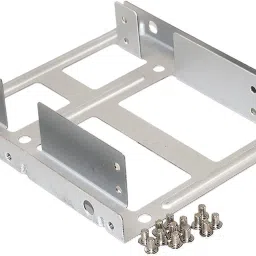 ANDTRONICS Solid Steel SSD / HDD 2.5" to 3.5" Mounting Bracket / Tray 2.5 inch HDD Enclosure-43