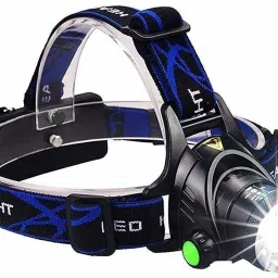 Head Torch Light Reachargable Lamp Water Resistant Head Lamp, 1 Pc LED Headlamp-image-1