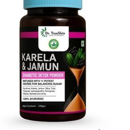 dr. trueskin Karela Jamun Powder for Gut Cleanse and Skin Glow NGM-picture-1