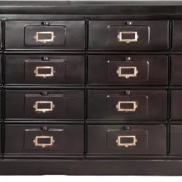 ABC Wood Chest of 16 Drawer Storage Cabinet Furniture | H/W/D: 85x168x37 CHEST OF 16 DRAWER CABINET Cabinet Compatible with Computer-image-38