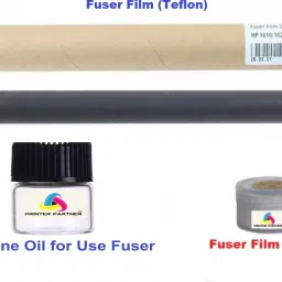 PRINTER PARTNER Fuser Film (Teflon), Fuser Film Original Grease & Silicone Oil Combo Pack Use For HP/ Canon LaserJet Printers White Ink Toner-image-12