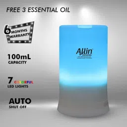 allin exporters DT-2109 4 in 1 to Purify, Ionize, Humidify & Spread Aroma Diffuser & Ultrasonic Humidifier with 3 Free 15ml Lavender, Peppermint and Cedarwood Oil Diffuser image 2