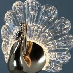 Exclusive Peacock Shape Hardware Acrylic LED Pendant Light for Living Room Pendants Ceiling Lamp-picture-10
