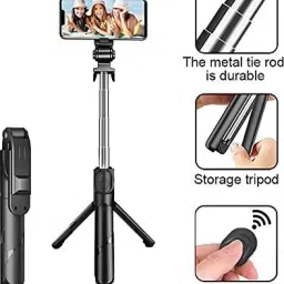 Glatoxi XT02, 3-in-1 Multi functional Extendable Bluetooth Selfie Stick Tripod Tripod, Monopod-18