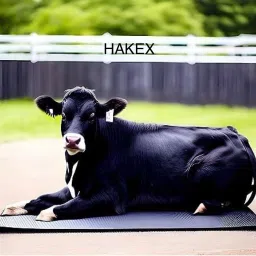 A99Black Cow Mat For all animals, BPA Free, Easy Clean And Waterproof Size 8*5 | Cow, Hamster Pet Mat-image-77