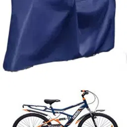 Cycle Cover Plain Blue For TYPHOON Bicycle Cover Free Size-image-9