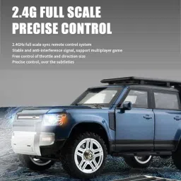 gomzy High-Speed Off-Road Rc Car Defender with Light Up Remote Control Car for Kids image 2