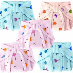 Baby newborn baby cotton Langote/ nappy pack of 6 washable and reusable-33
