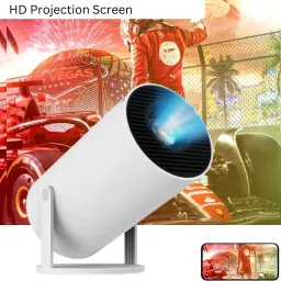 SACRO Smart Projector for Home 4K Support Rotabable Design withApp Netflix,YouTubeZ307 (4500 lm / 1 Speaker / Wireless / Remote Controller) Portable Projector-25